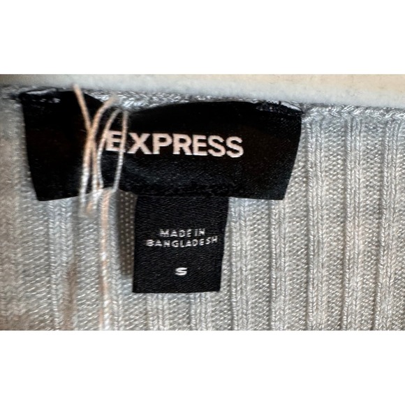 Express Long Ribbed Knit Cardigan - Picture 3 of 5